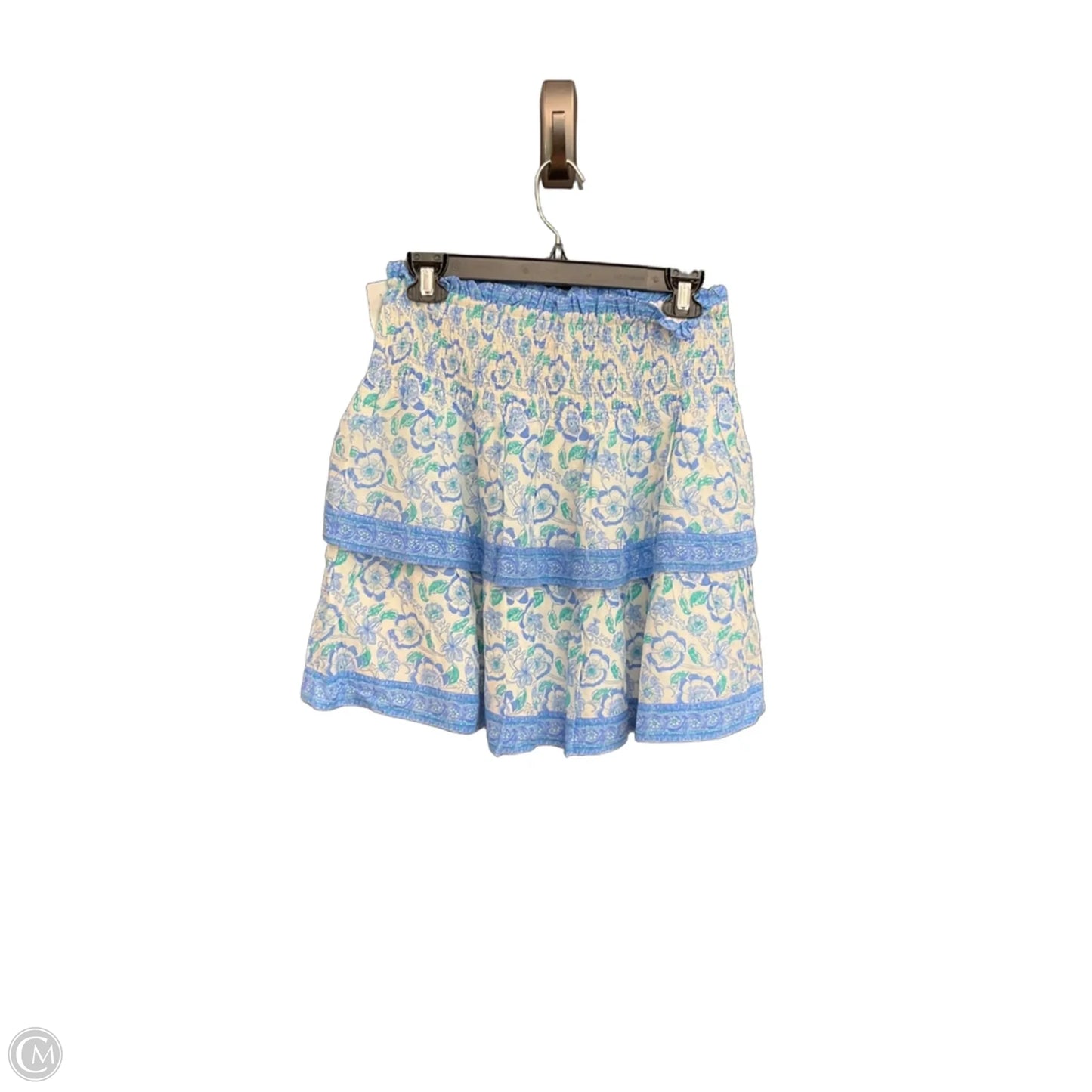 Skirt Mini & Short By Vineyard Vines In Blue & White, Size: Xs