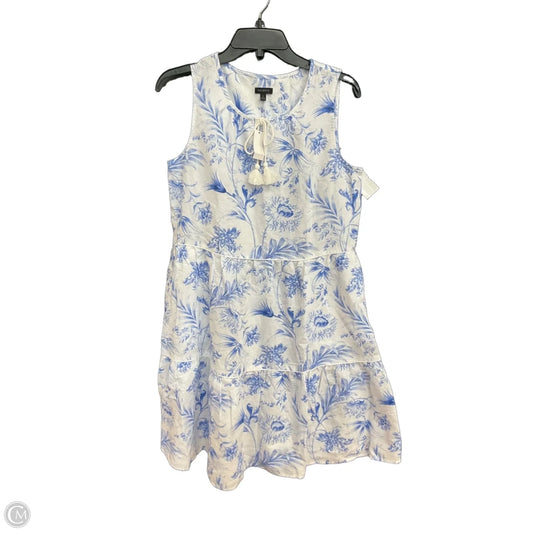 Dress Casual Short By Talbots In Blue & White, Size: S