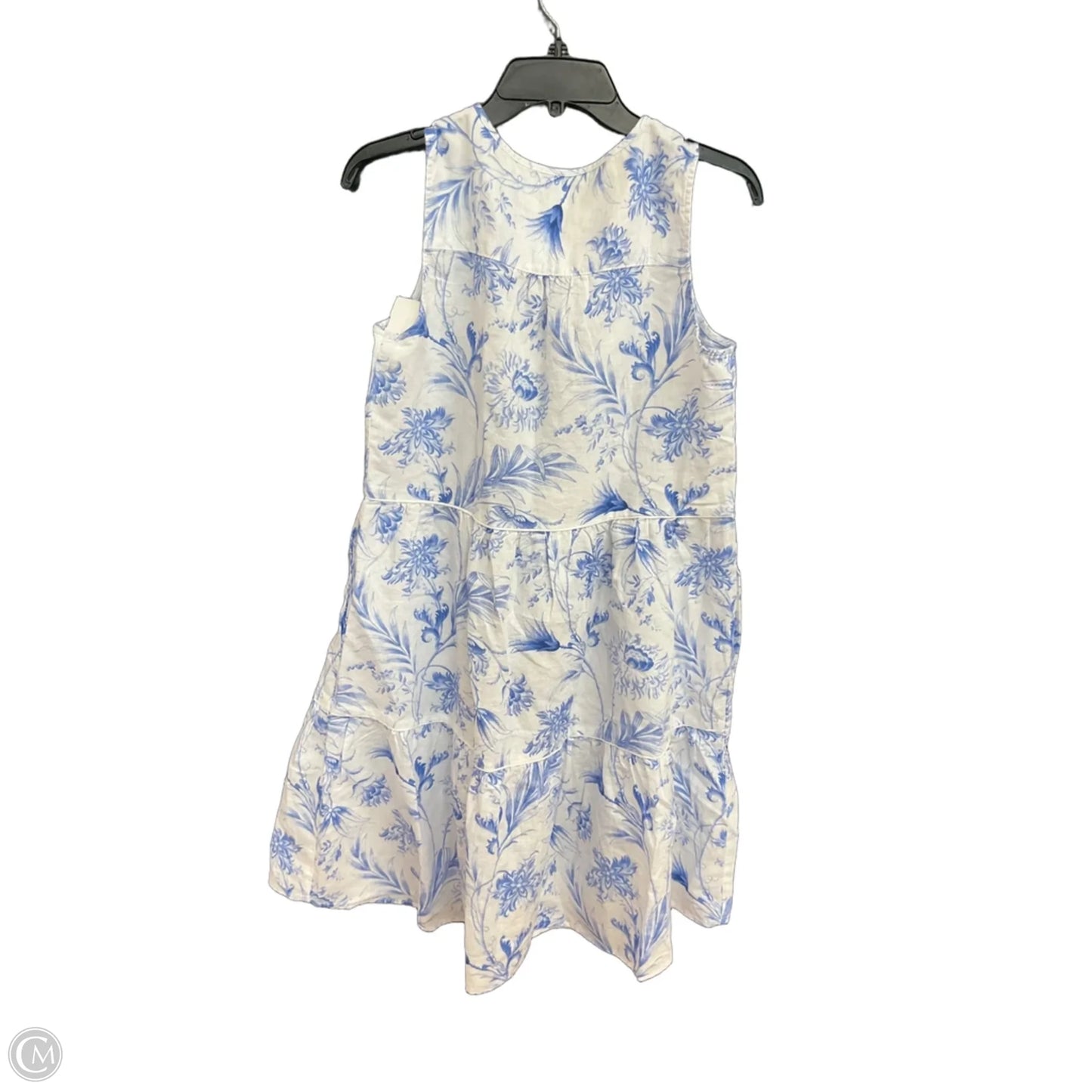 Dress Casual Short By Talbots In Blue & White, Size: S