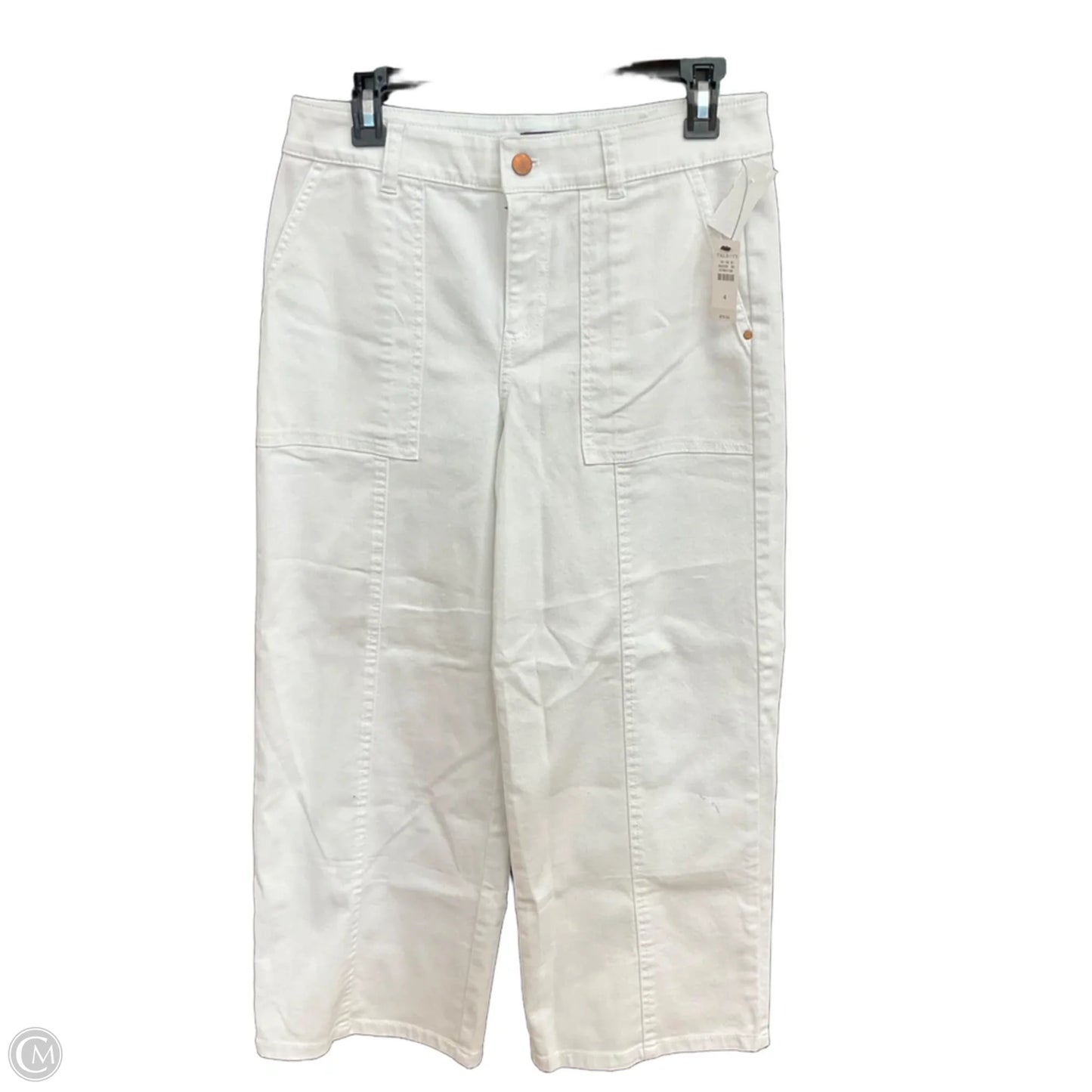 Pants Cropped By Talbots In White, Size: 4