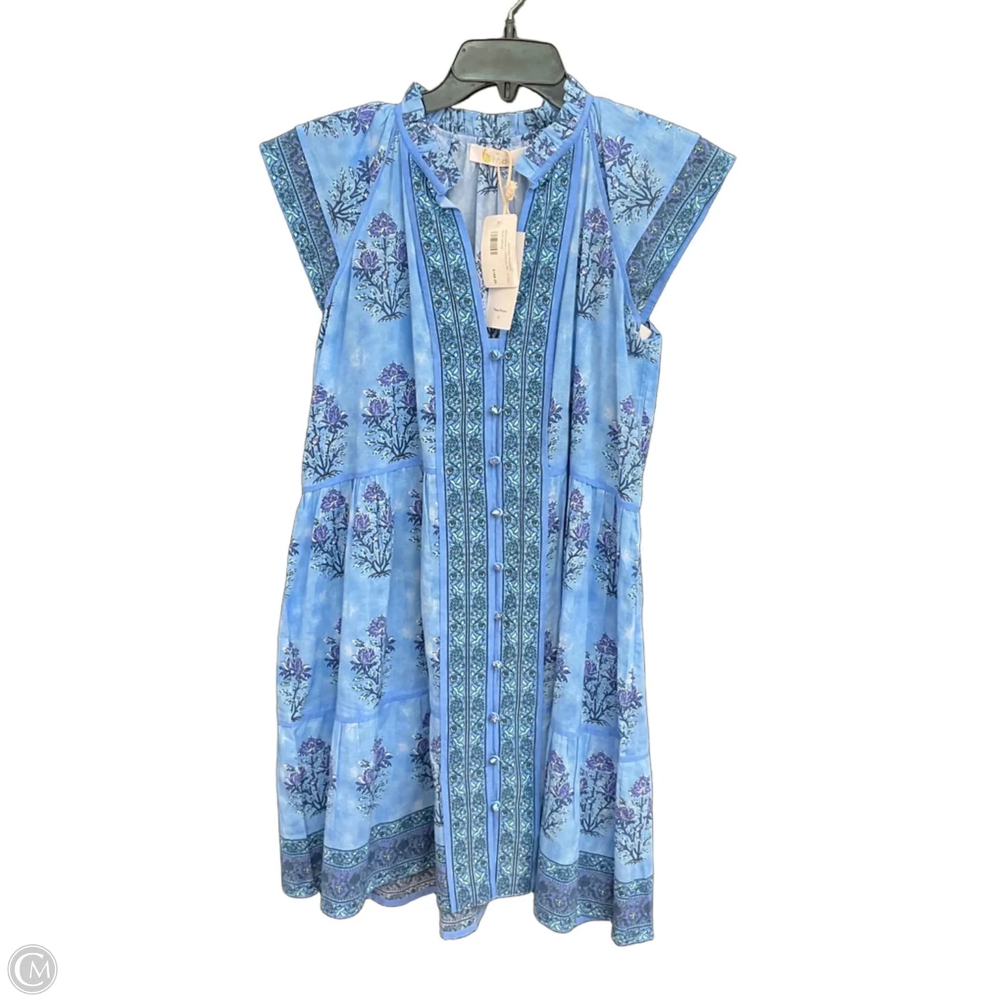 Dress Casual Short By Cmc In Blue, Size: L