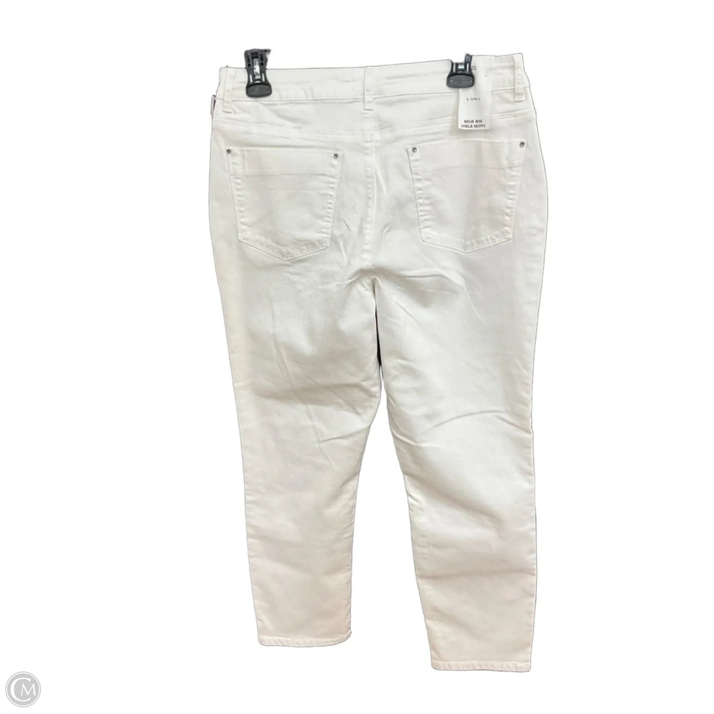 Jeans Straight By A Loves A In White, Size: 14