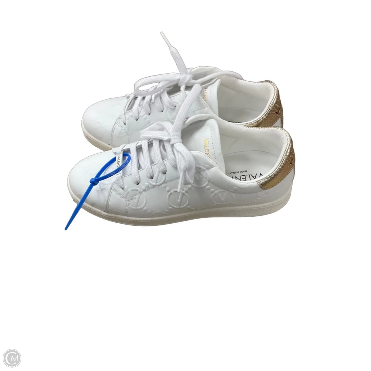 Shoes Designer By Valentino-mario In White, Size: 10