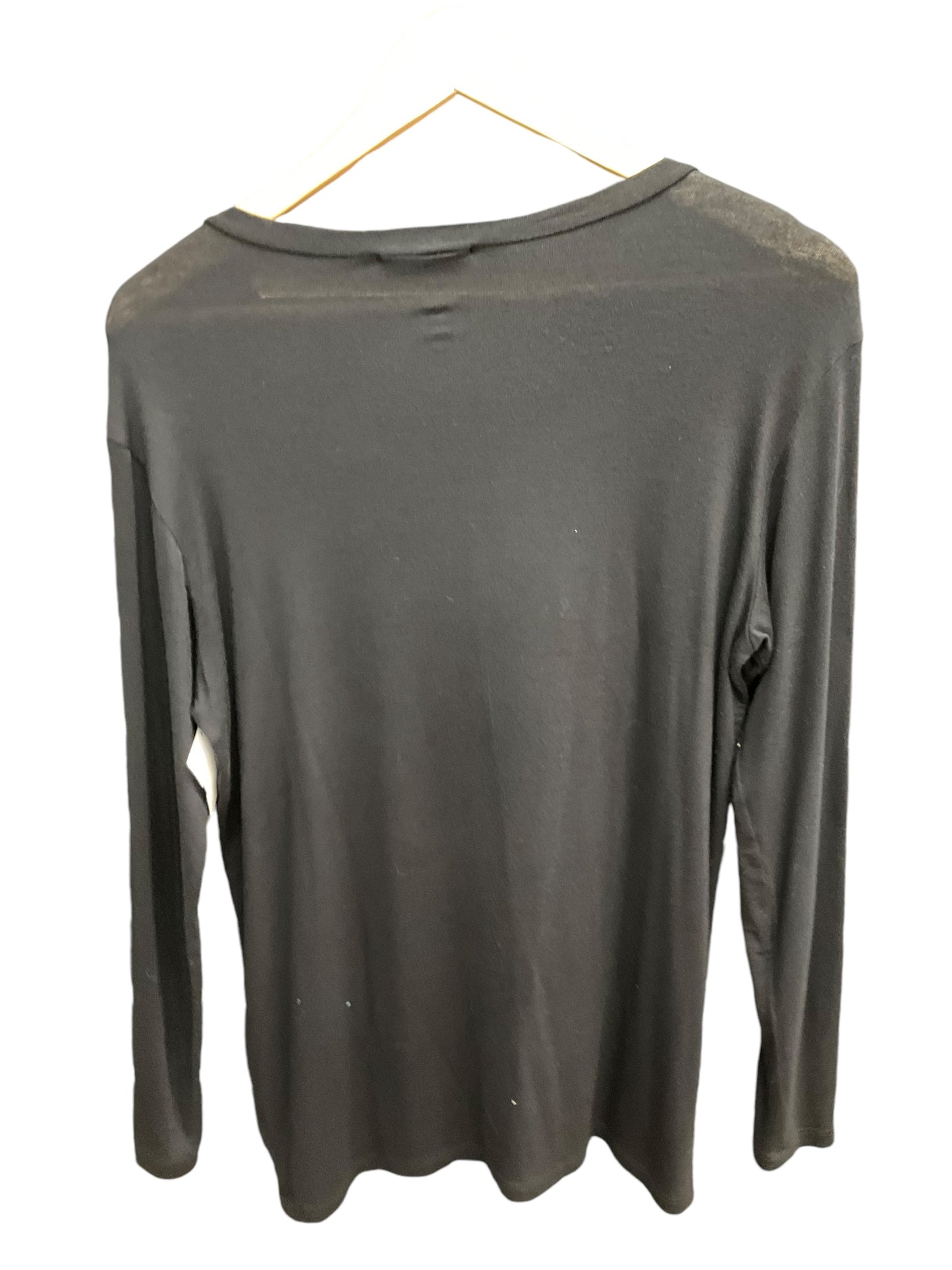 Top Long Sleeve By Clothes Mentor In Black, Size: S