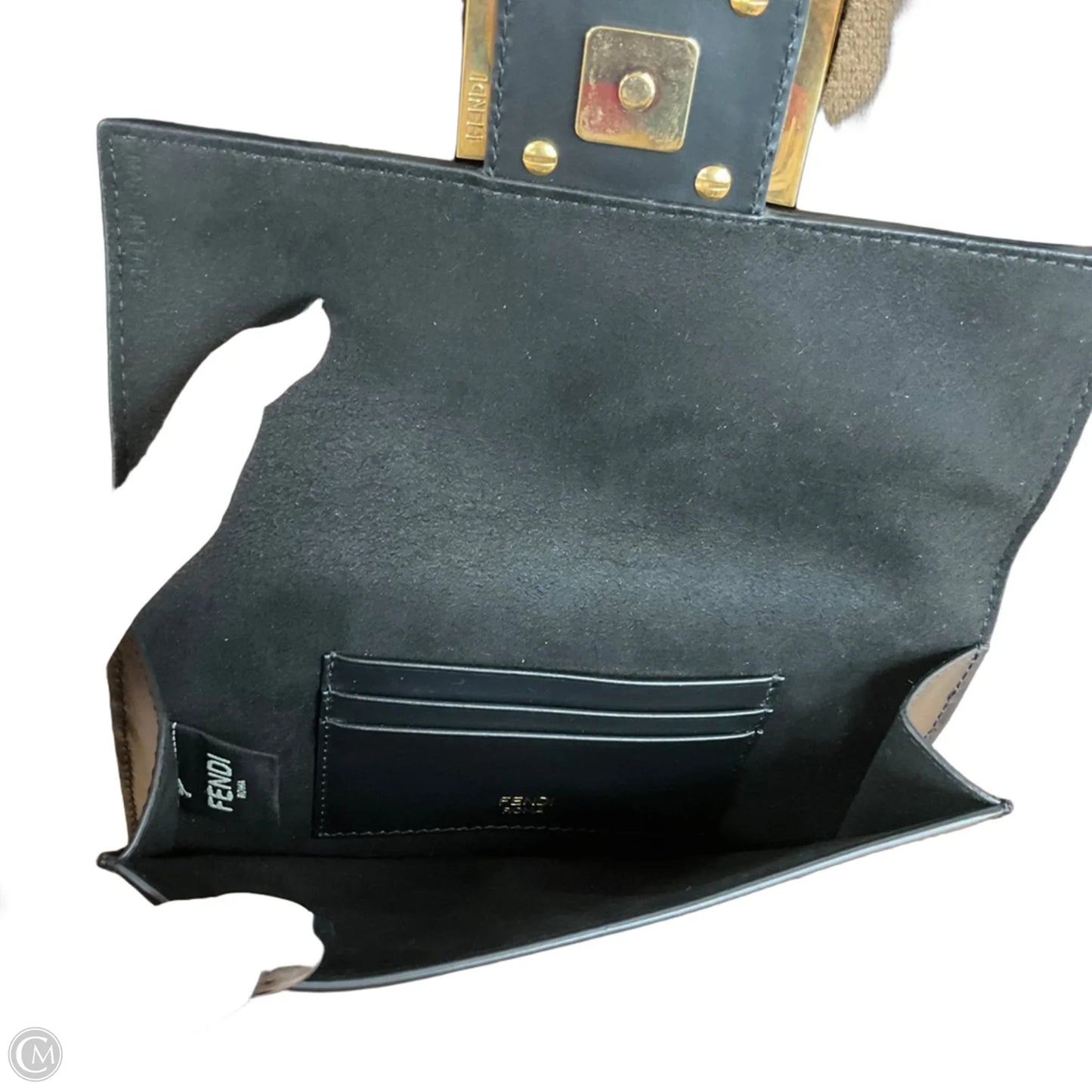 Crossbody Luxury Designer By Fendi, Size: Small