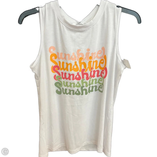 Top Sleeveless By Cmc In Multi-colored, Size: S