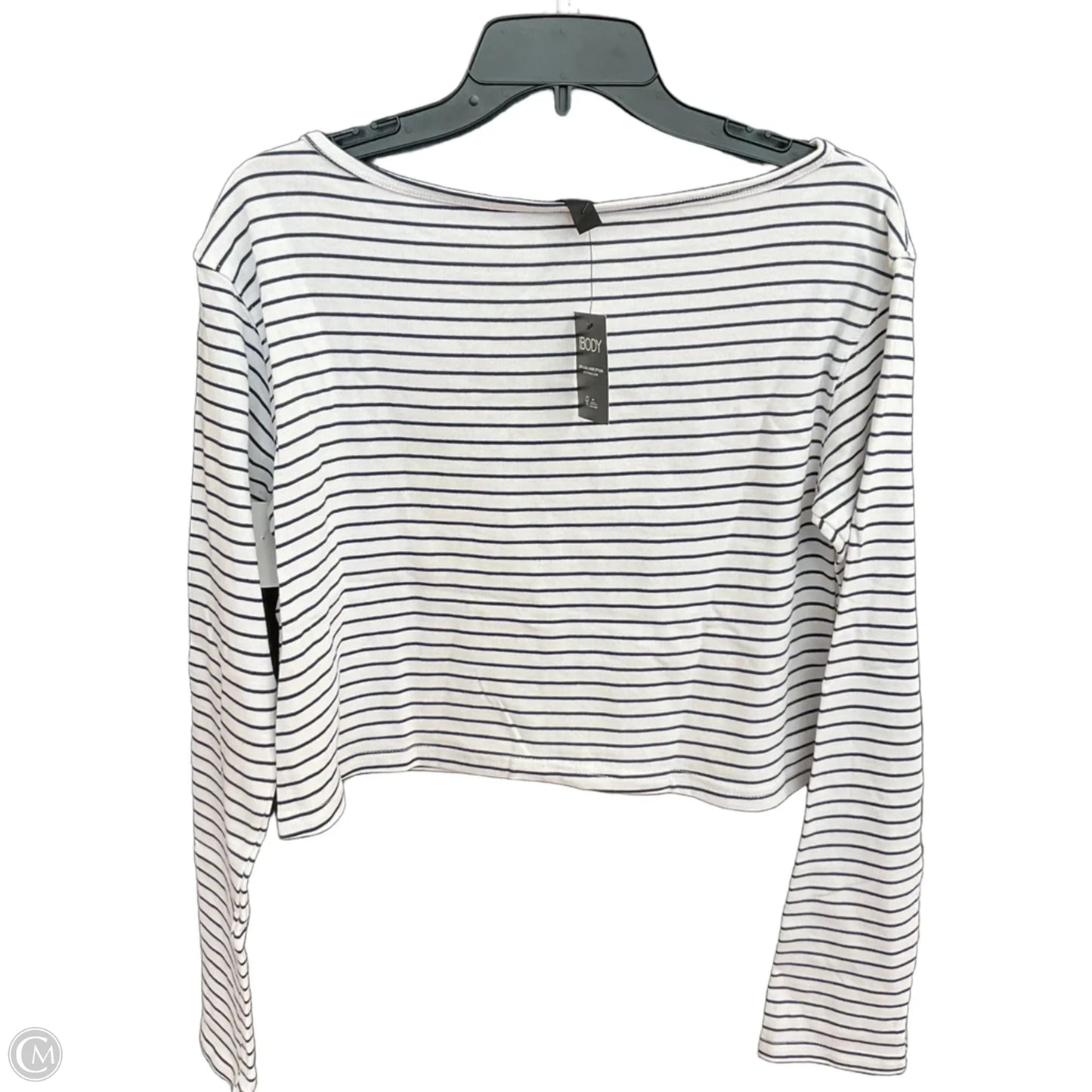Top Long Sleeve By Cmc In Striped Pattern, Size: S