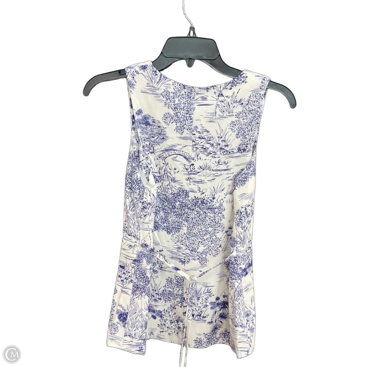 Top Sleeveless By Olivaceous In White, Size: S