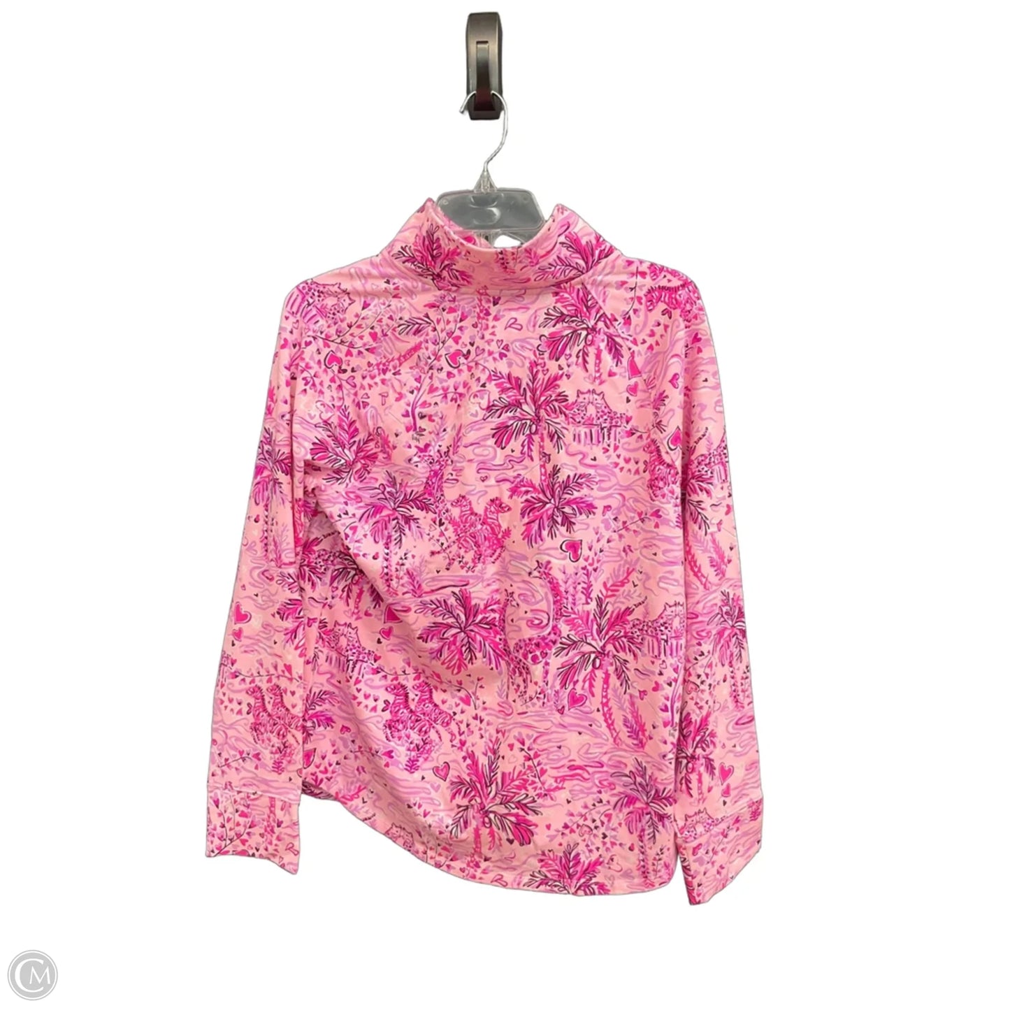 Top Long Sleeve Designer By Lilly Pulitzer In Pink, Size: L