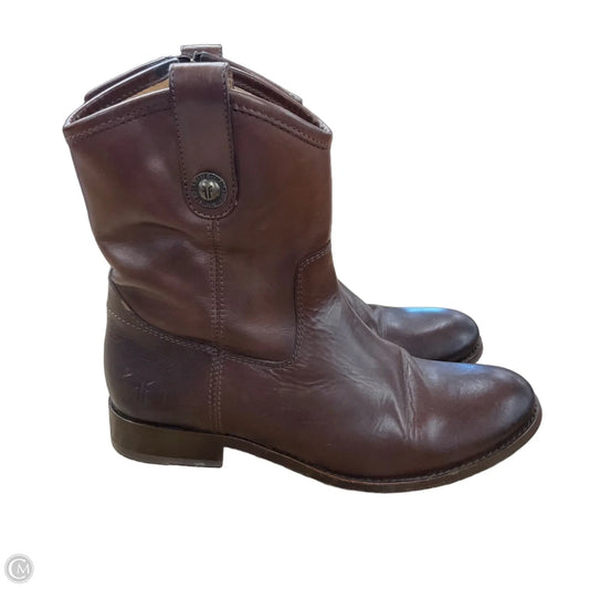Boots Designer By Frye In Brown, Size: 7