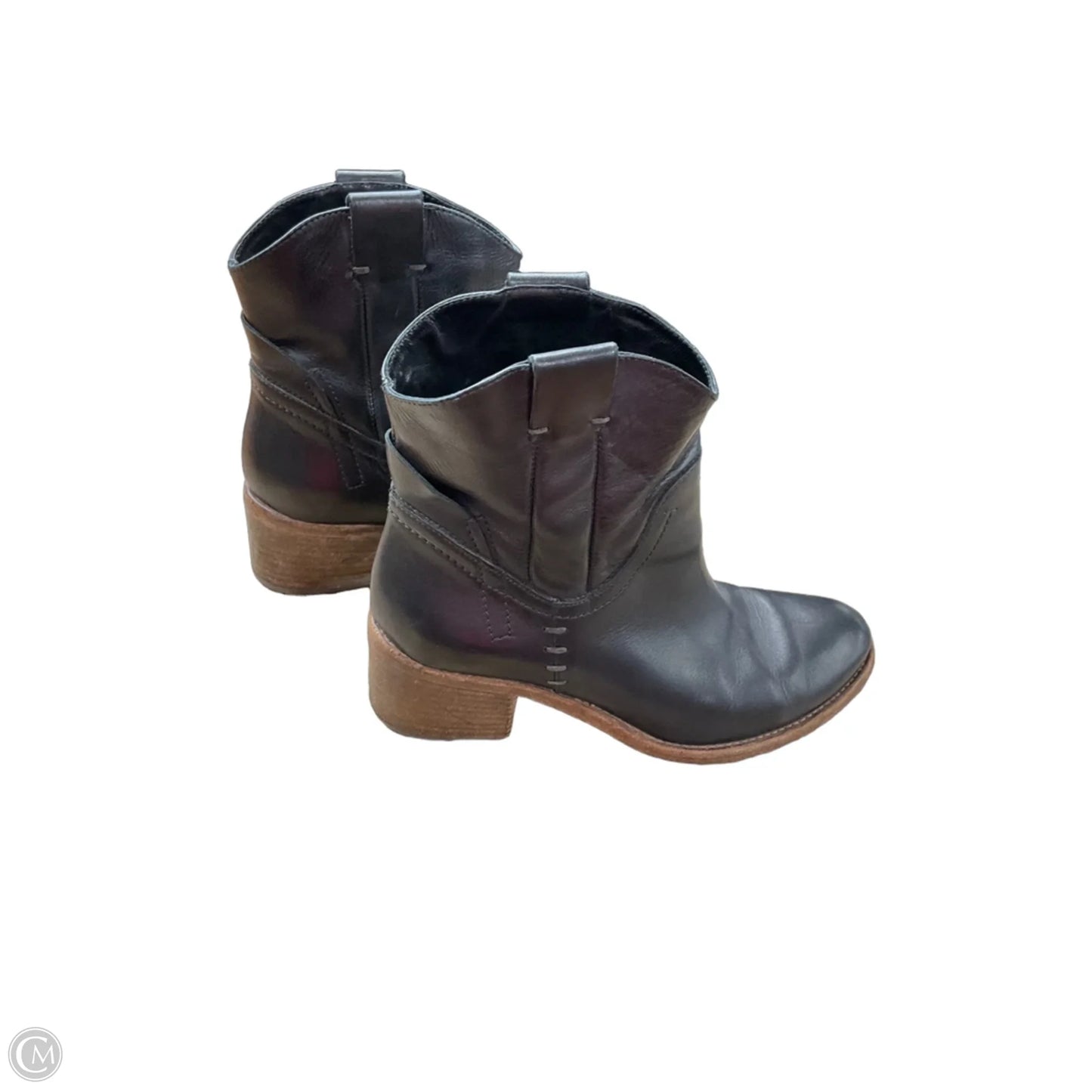 Boots Ankle Heels By Cmc In Black, Size: 7