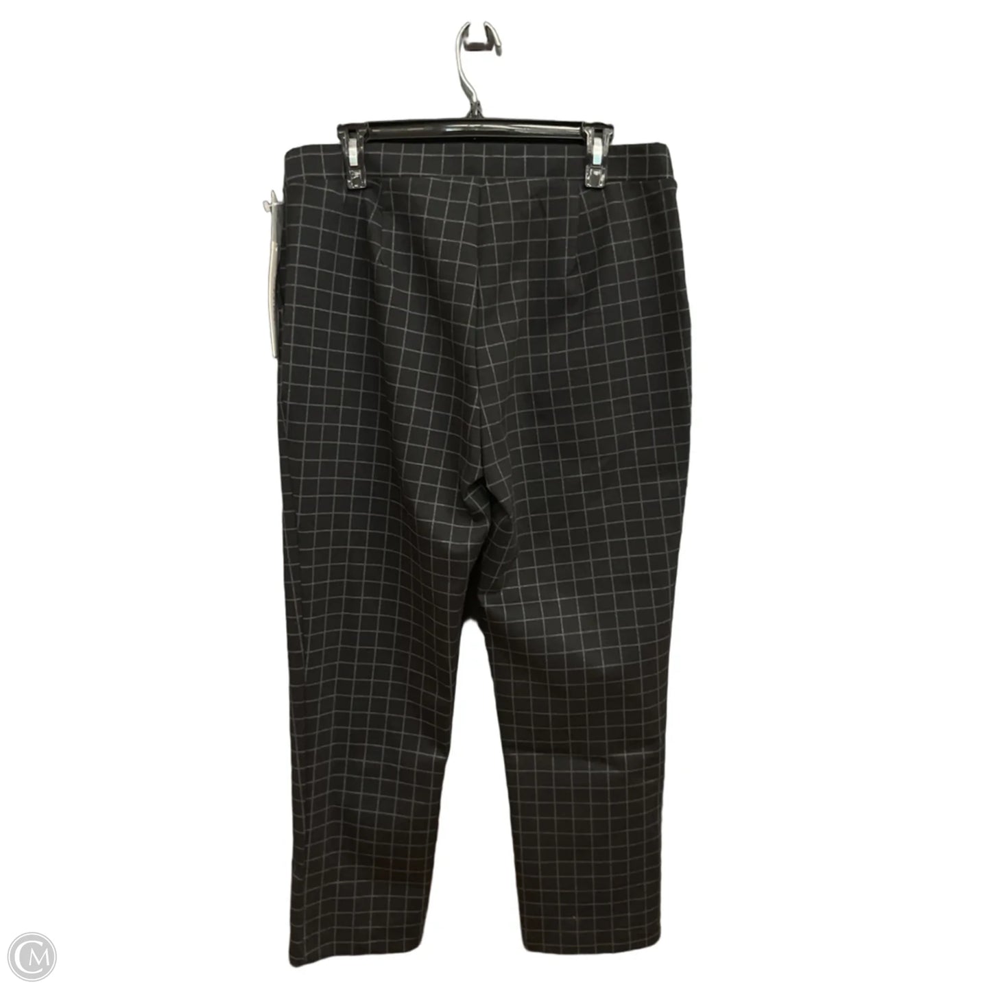 Pants Dress By Calvin Klein In Plaid Pattern, Size: L