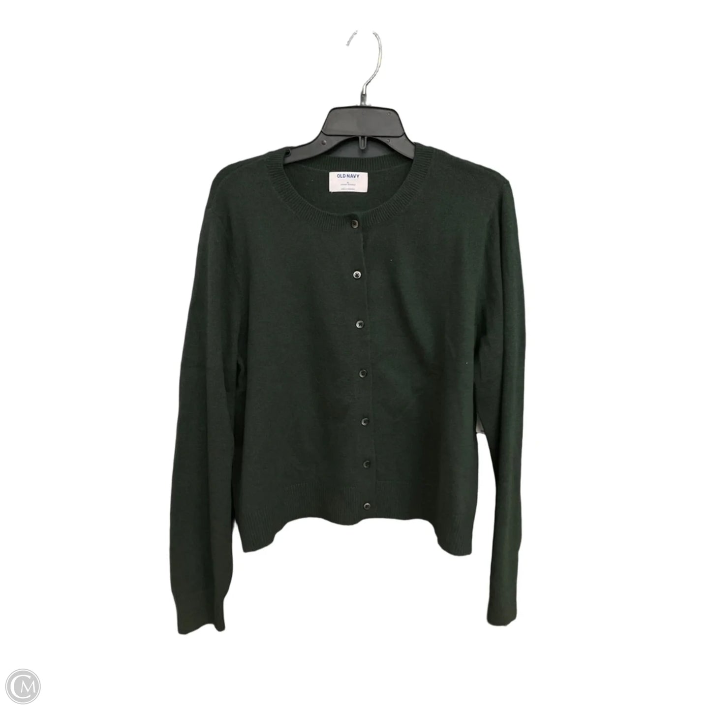 Sweater Cardigan By Old Navy In Green, Size: Xl