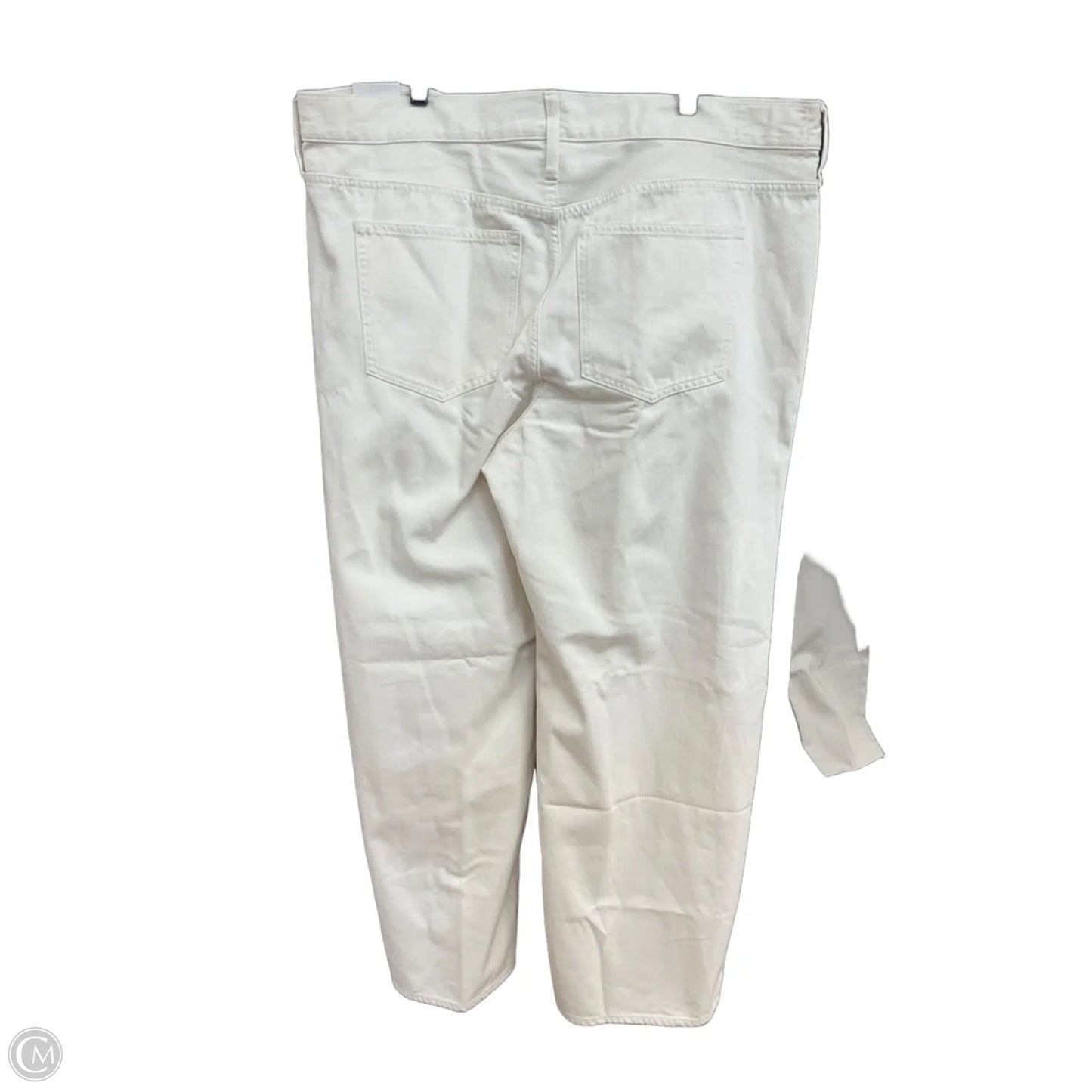 Jeans Wide Leg By J. Crew In Cream, Size: 20