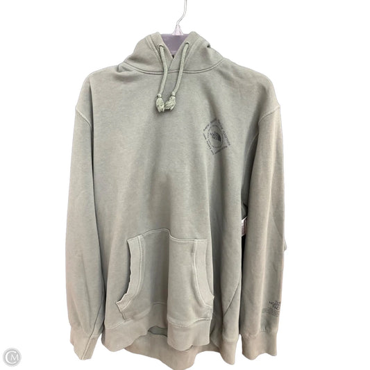 Athletic Sweatshirt Hoodie By The North Face In Green, Size: Xl