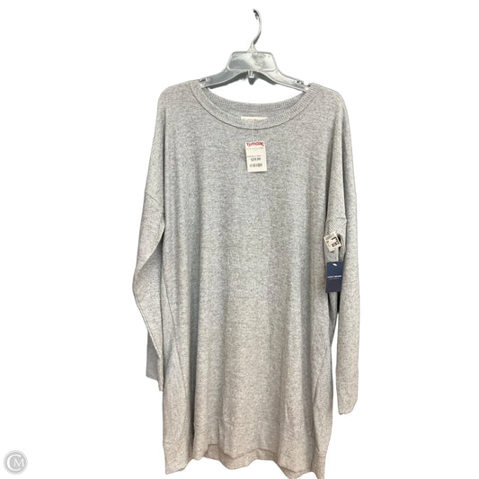 Tunic Long Sleeve By Lucky Brand In Grey, Size: 2x