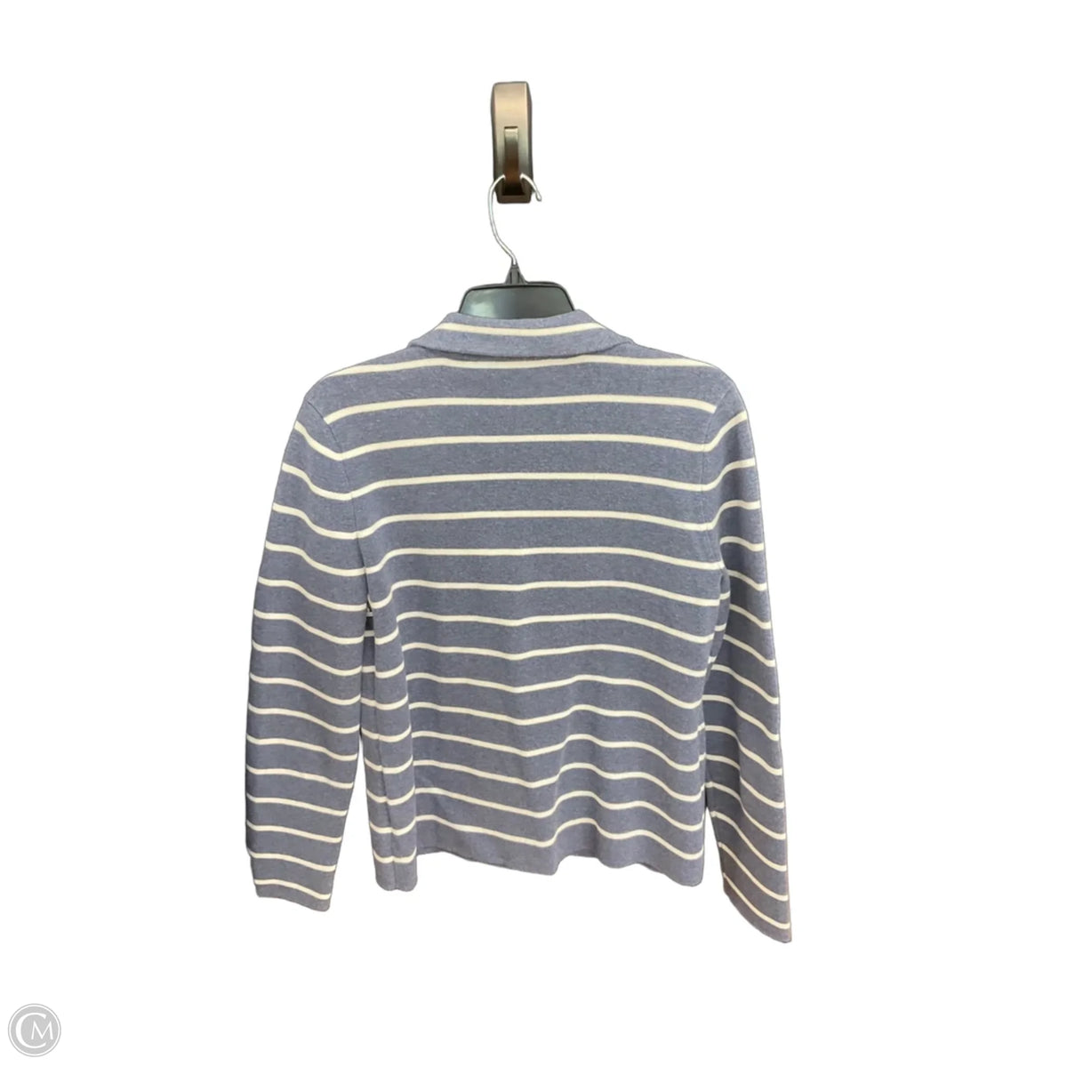Blazer By Talbots In Striped Pattern, Size: M