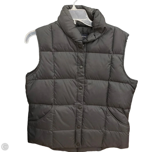 Vest Puffer & Quilted By Lands End In Black, Size: M