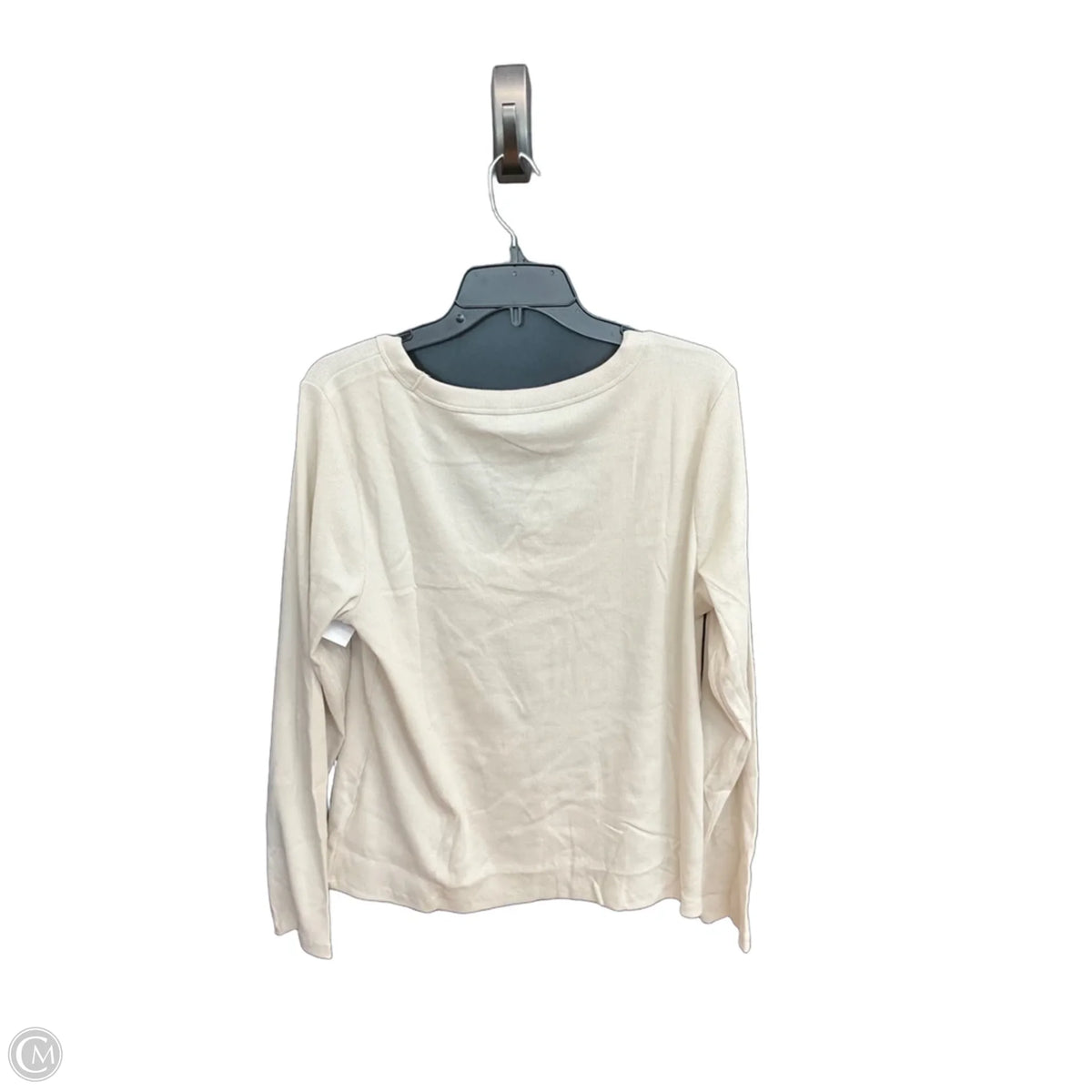 Top Long Sleeve Basic By Old Navy In Tan, Size: 2x