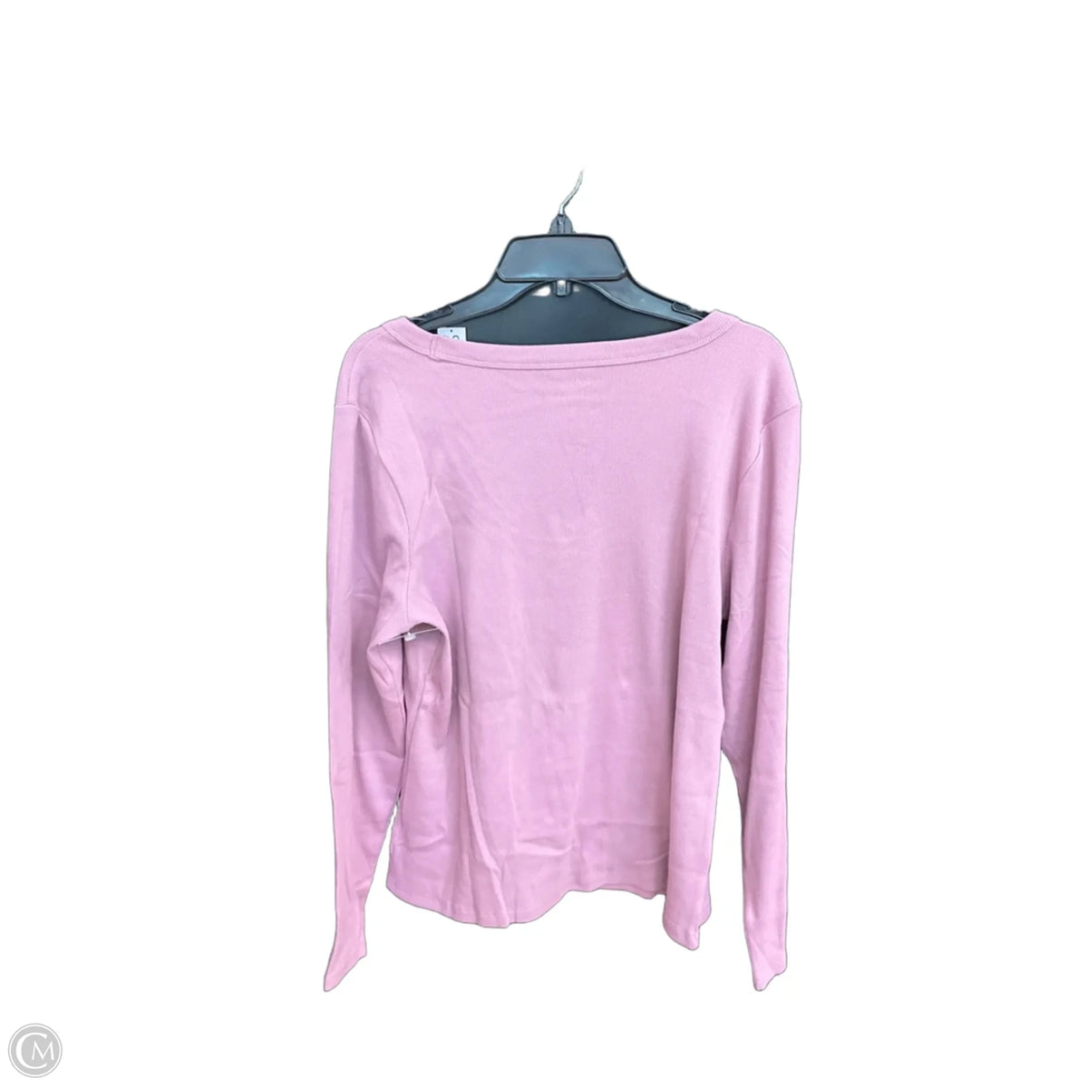 Top Long Sleeve Basic By Old Navy In Pink, Size: 2x