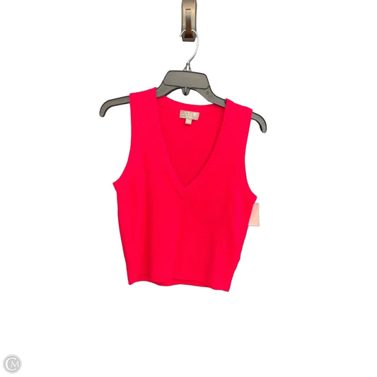 Vest Sweater By J. Crew In Pink, Size: Xs