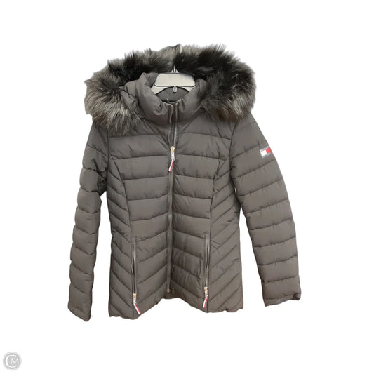 Coat Puffer & Quilted By Tommy Hilfiger In Black, Size: S