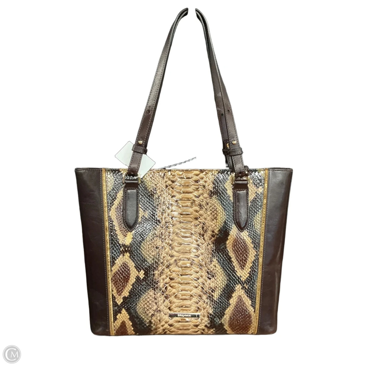 Handbag Designer By Brahmin, Size: Medium