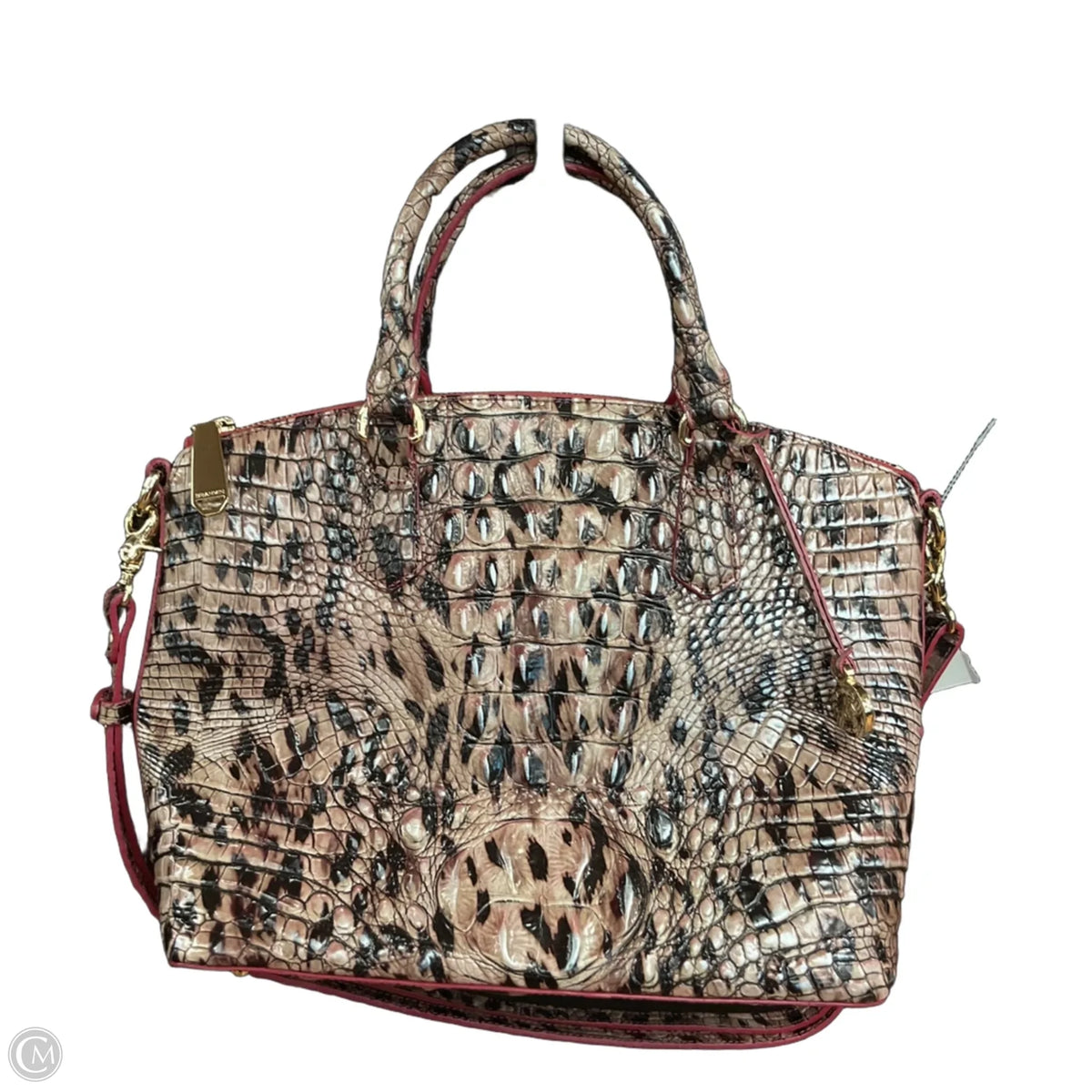 Handbag Designer By Brahmin, Size: Medium