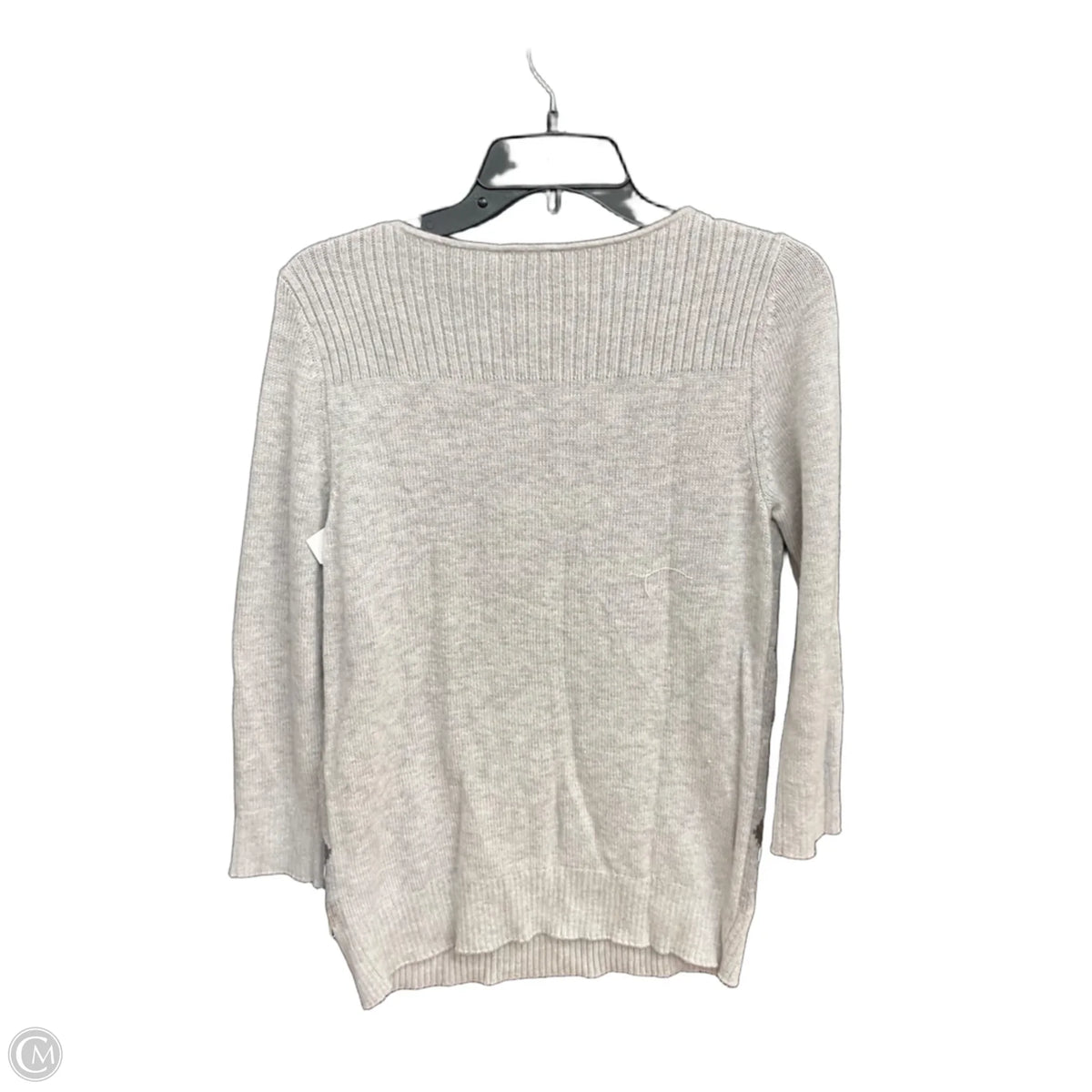 Sweater By Talbots In Grey, Size: M