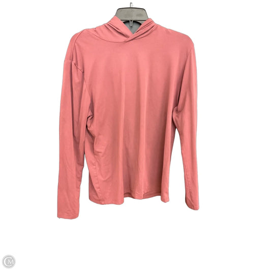 Athletic Top Long Sleeve Hoodie By Alo In Mauve, Size: M