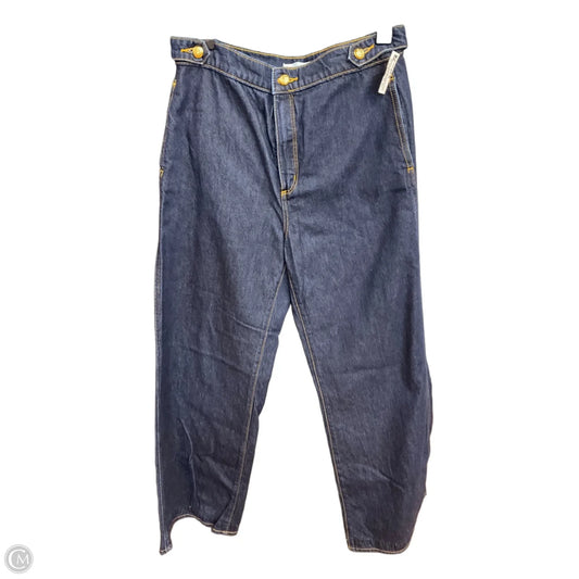 Jeans Wide Leg By Loft In Blue Denim, Size: 4