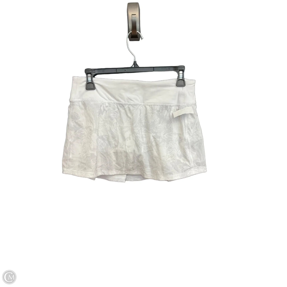 Athletic Skort By Lululemon In White, Size: S