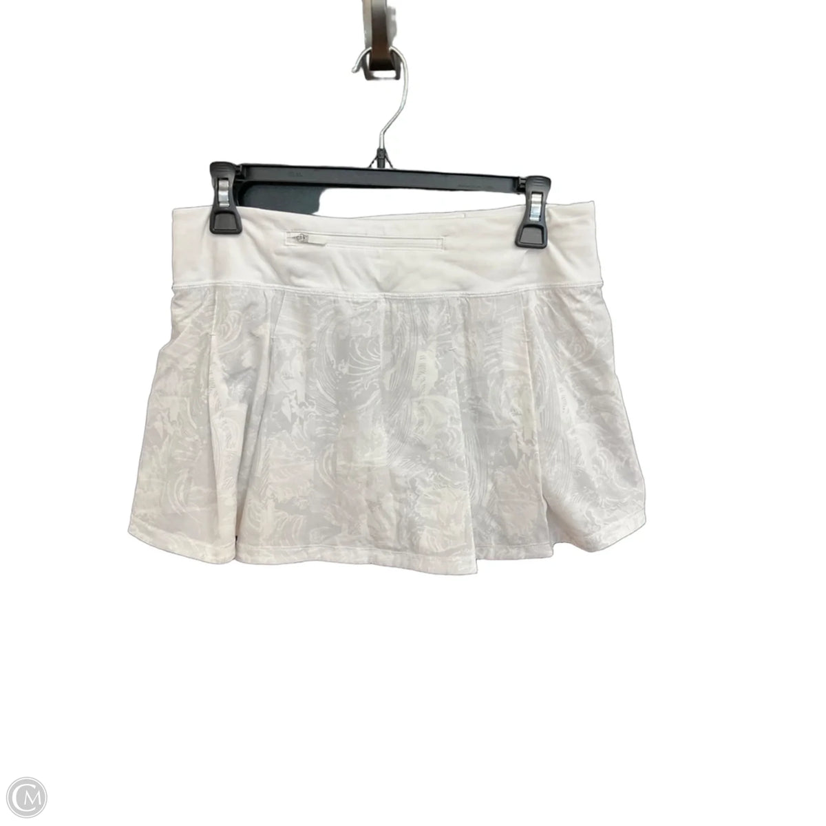 Athletic Skort By Lululemon In White, Size: S