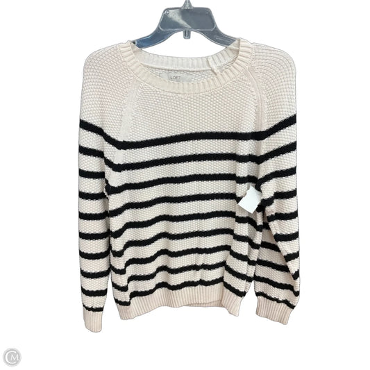 Sweater By Loft In Striped Pattern, Size: L