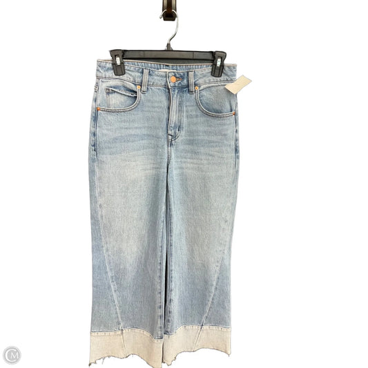 Jeans Wide Leg By Evereve In Blue Denim, Size: 4