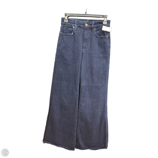 Jeans Wide Leg By Good American In Blue Denim, Size: 4