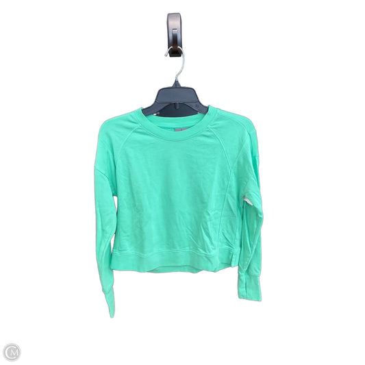 Athletic Top Long Sleeve Crewneck By Sweaty Betty In Green, Size: Xs