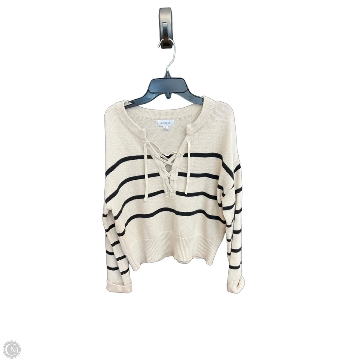 Sweater By Evereve In Striped Pattern, Size: S