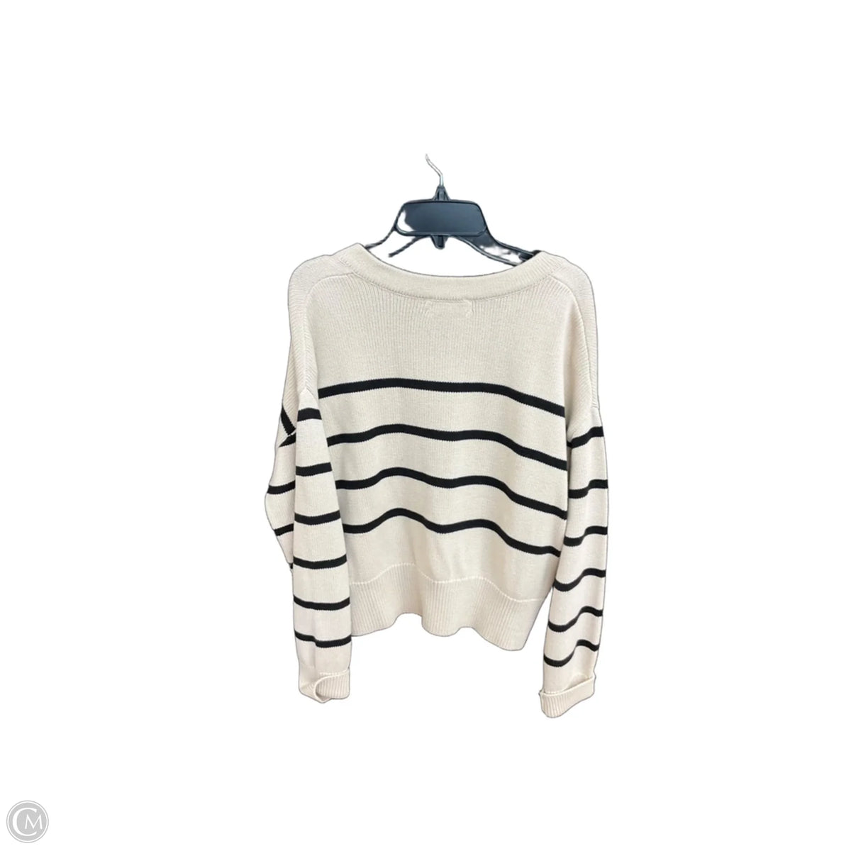 Sweater By Evereve In Striped Pattern, Size: S