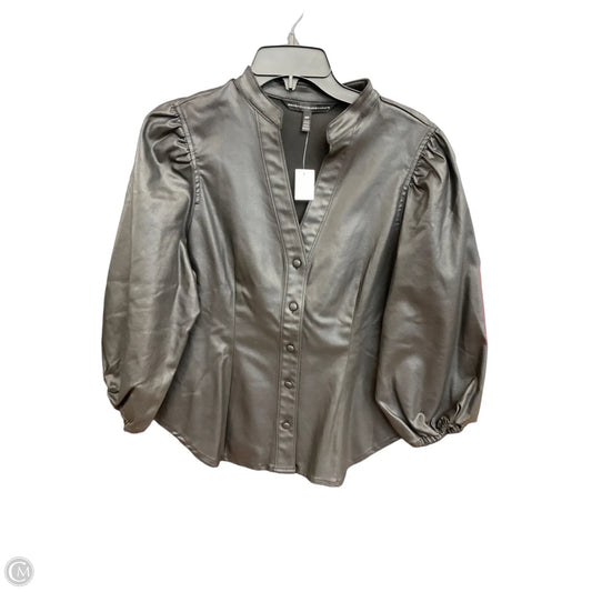 Top 3/4 Sleeve By White House Black Market In Black, Size: Xl
