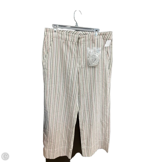 Pants Wide Leg By Cabi In Striped Pattern, Size: 12