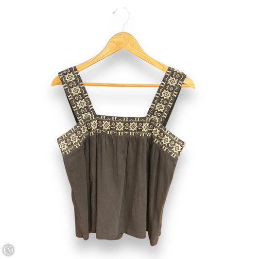 Top Sleeveless By Lucky Brand In Black Cream, Size: S