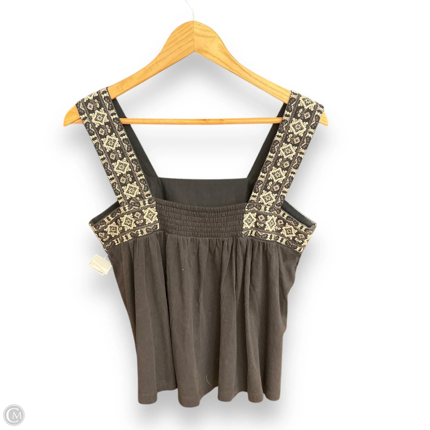 Top Sleeveless By Lucky Brand In Black Cream, Size: S