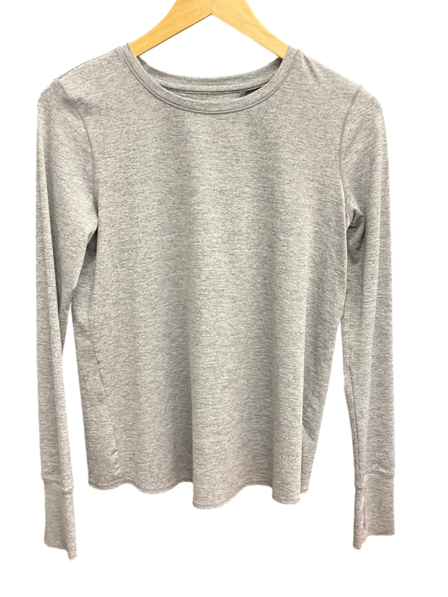 Athletic Top Long Sleeve Crewneck By Athleta In Grey, Size: Xs