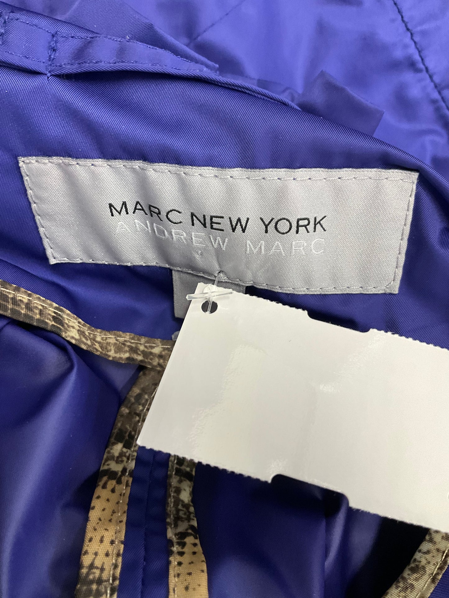 Coat Raincoat By Marc New York In Purple, Size: S