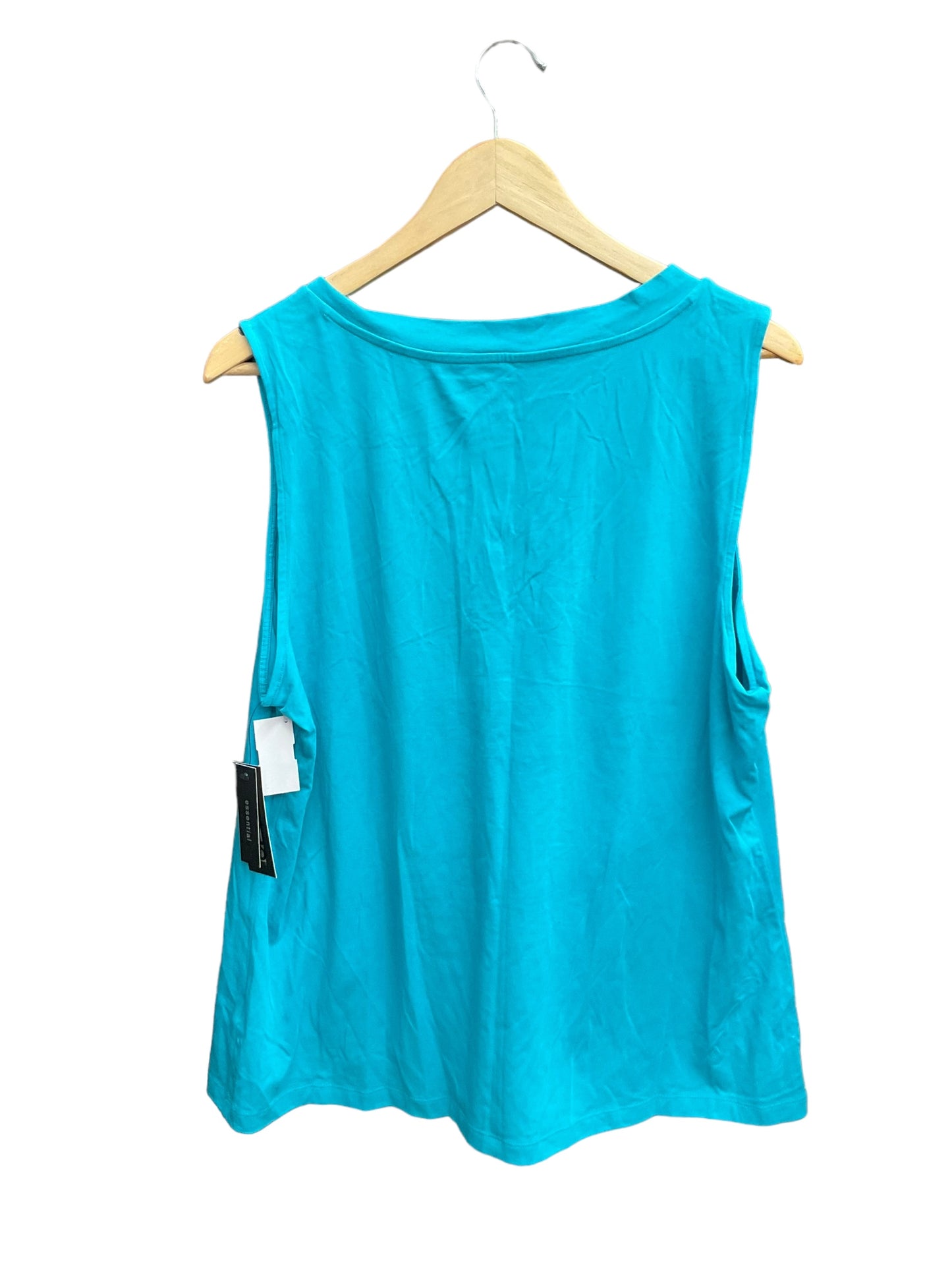 Aqua Top Sleeveless Basic Apt 9, Size 1x