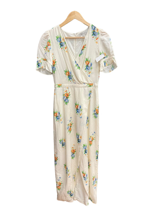 Floral Print Dress Casual Midi Madewell, Size 0