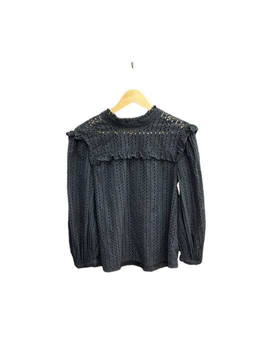 Black Top 3/4 Sleeve Madewell, Size S