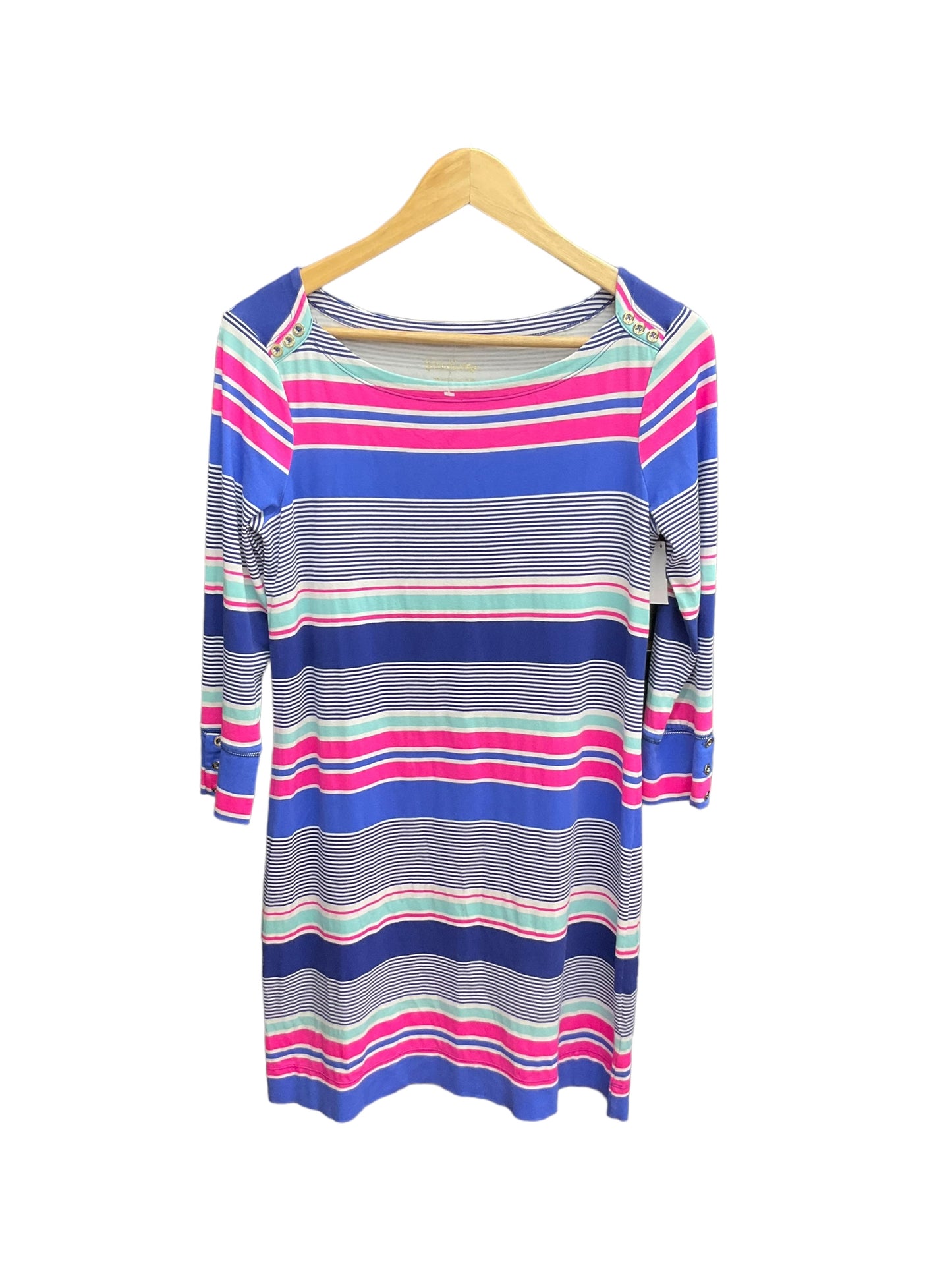 Striped Pattern Dress Casual Short Lilly Pulitzer, Size M