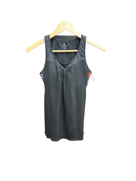 Black Athletic Tank Top Athleta, Size Xs